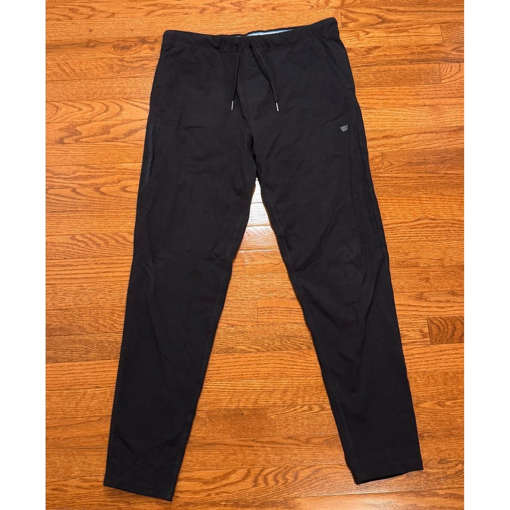 Mack Weldon Ace Joggers Sweatpants Mens Large Tall Black 32" Comfort Lounge